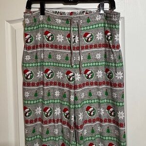 REDUCED PRICE!  Bucc-ee’s Christmas Pajama Pants Gray with Christmas Trees